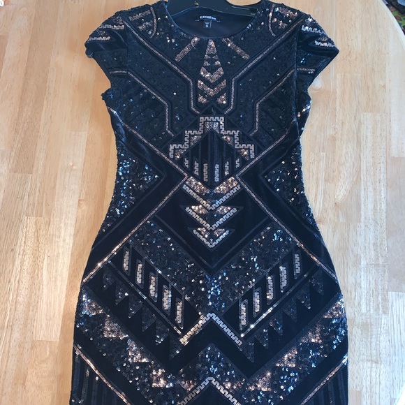 Express Dresses & Skirts - Sequin Party Dress